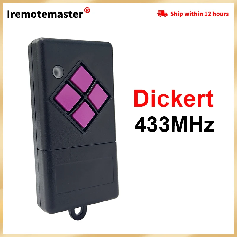 For Dickert 433mhz MAHS433-01 MAHS433-04 Garage Door Remote Control Pink Button 433.92MHz Transmitter
For Dickert 433mhz MAHS433-01 MAHS433-04 Garage Door Remote Control Pink Button 433.92MHz Transmitter