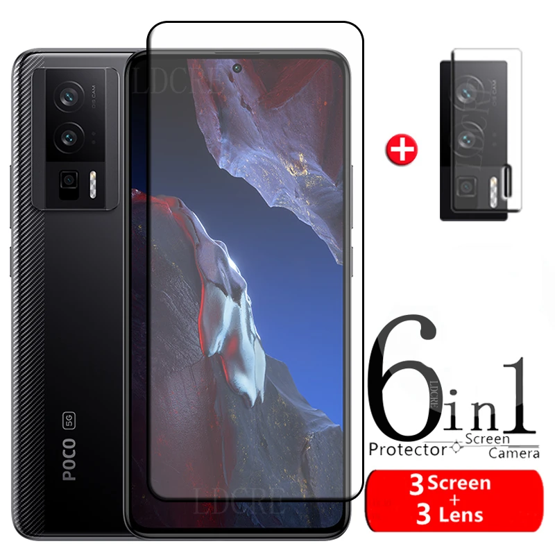 6-in-1 For Xiaomi Poco F5 Pro Glass For Poco F5 Pro Glass 9H Full Cover Glue Phone Screen Protector For Poco F5 Pro Lens Glass
6-in-1 For Xiaomi Poco F5 Pro Glass For Poco F5 Pro Glass 9H Full Cover Glue Phone Screen Protector For Poco F5 Pro Lens Glass
