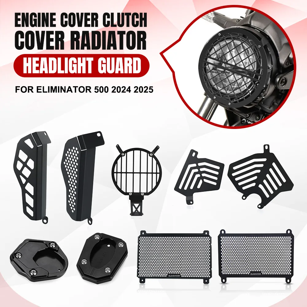 For Kawasaki Eliminator 500 2024 2025 Motorcycle Engine Cover Clutch Cover Radiator Headlight Guard Side Stand Eliminator500
For Kawasaki Eliminator 500 2024 2025 Motorcycle Engine Cover Clutch Cover Radiator Headlight Guard Side Stand Eliminator500