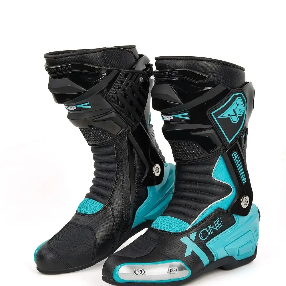 X-ONE Black Blue Microfiber PU Leather Motorbike Motorcycle Road Riding Boots Adventure Outdoor Sport Shoes Botas Para Mujer
X-ONE Black Blue Microfiber PU Leather Motorbike Motorcycle Road Riding Boots Adventure Outdoor Sport Shoes Botas Para Mujer