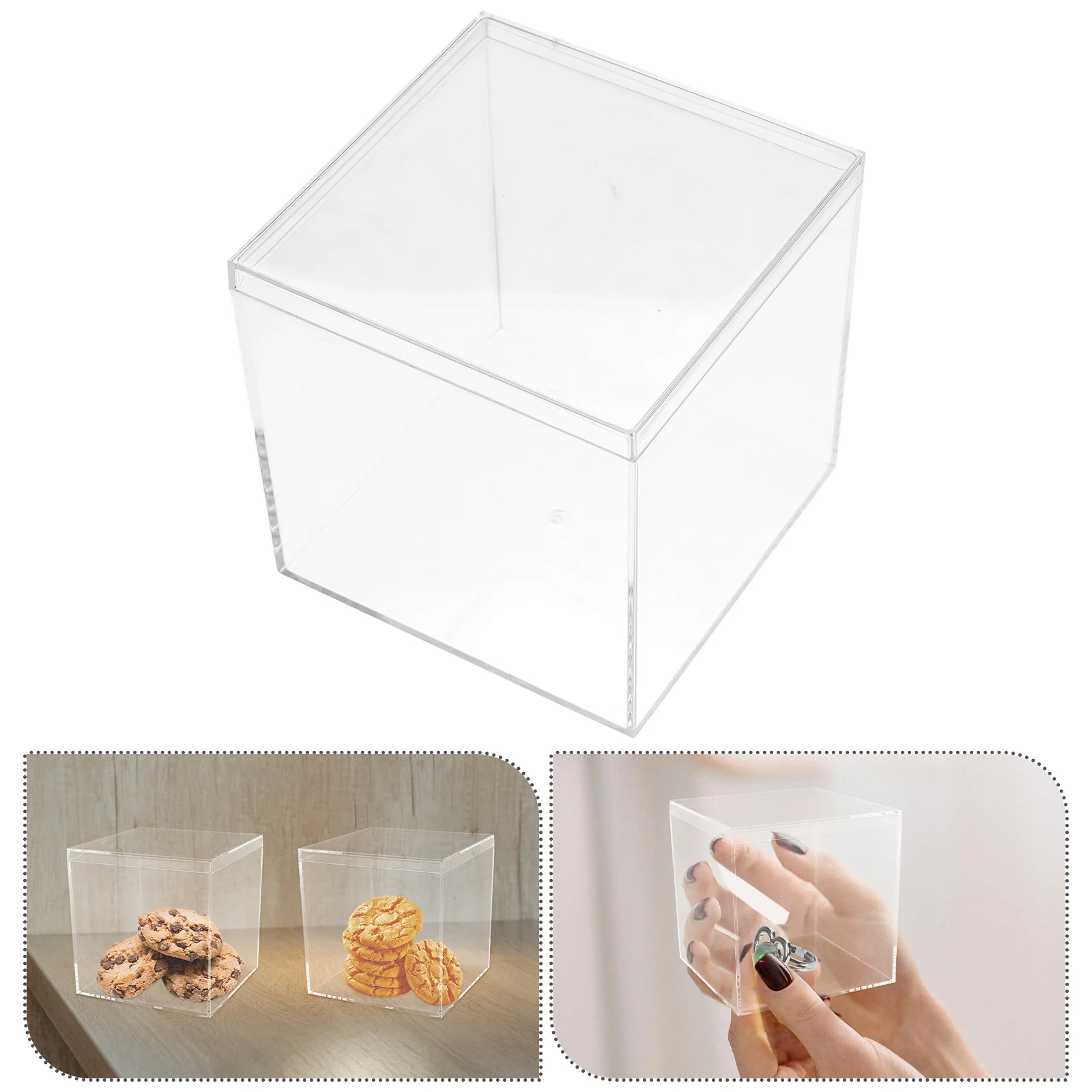Toy Storage Acrylic Packaging Box Chocolate Container Jewelry Clear Boxes for Favors Cube
Toy Storage Acrylic Packaging Box Chocolate Container Jewelry Clear Boxes for Favors Cube