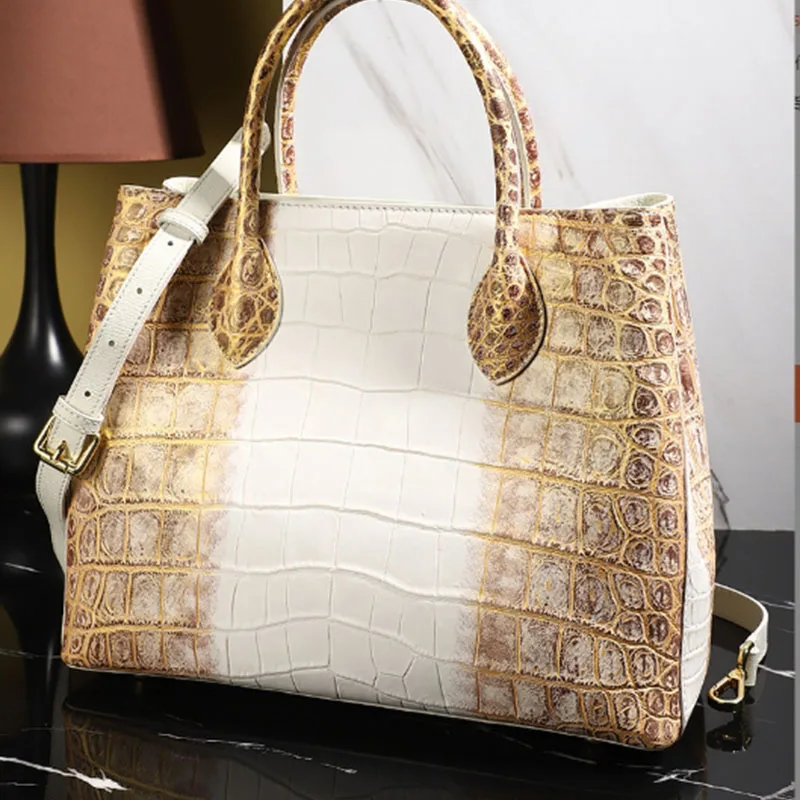 Crocodile leather new women's bag luxury handbag retro design high-quality shoulder bag crossbody bag genuine leather women's ba
Crocodile leather new women's bag luxury handbag retro design high-quality shoulder bag crossbody bag genuine leather women's ba