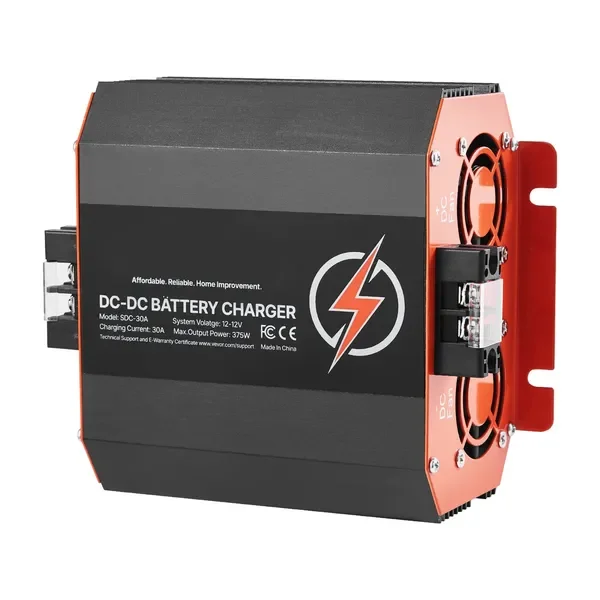 12V 30A DC to DC Battery Charger, 375W, On-Board Battery for Lead-Acid, Lithium, AGM, GEL, and
12V 30A DC to DC Battery Charger, 375W, On-Board Battery for Lead-Acid, Lithium, AGM, GEL, and