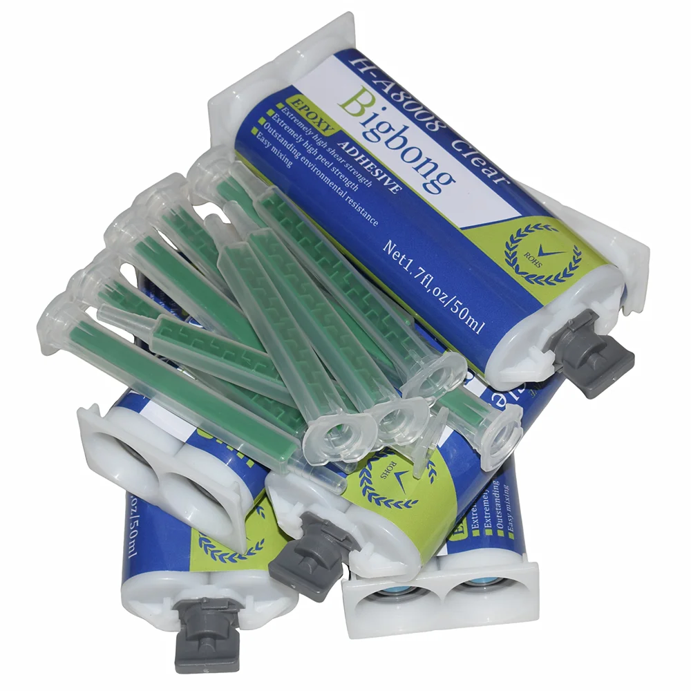5pcs AB Glues 50ml 1:1 Clear Epoxy Adhesives with 10pcs Static Mixing Nozzles for Wood Metal Plastic Glass Ceramic Concrete Bond
5pcs AB Glues 50ml 1:1 Clear Epoxy Adhesives with 10pcs Static Mixing Nozzles for Wood Metal Plastic Glass Ceramic Concrete Bond