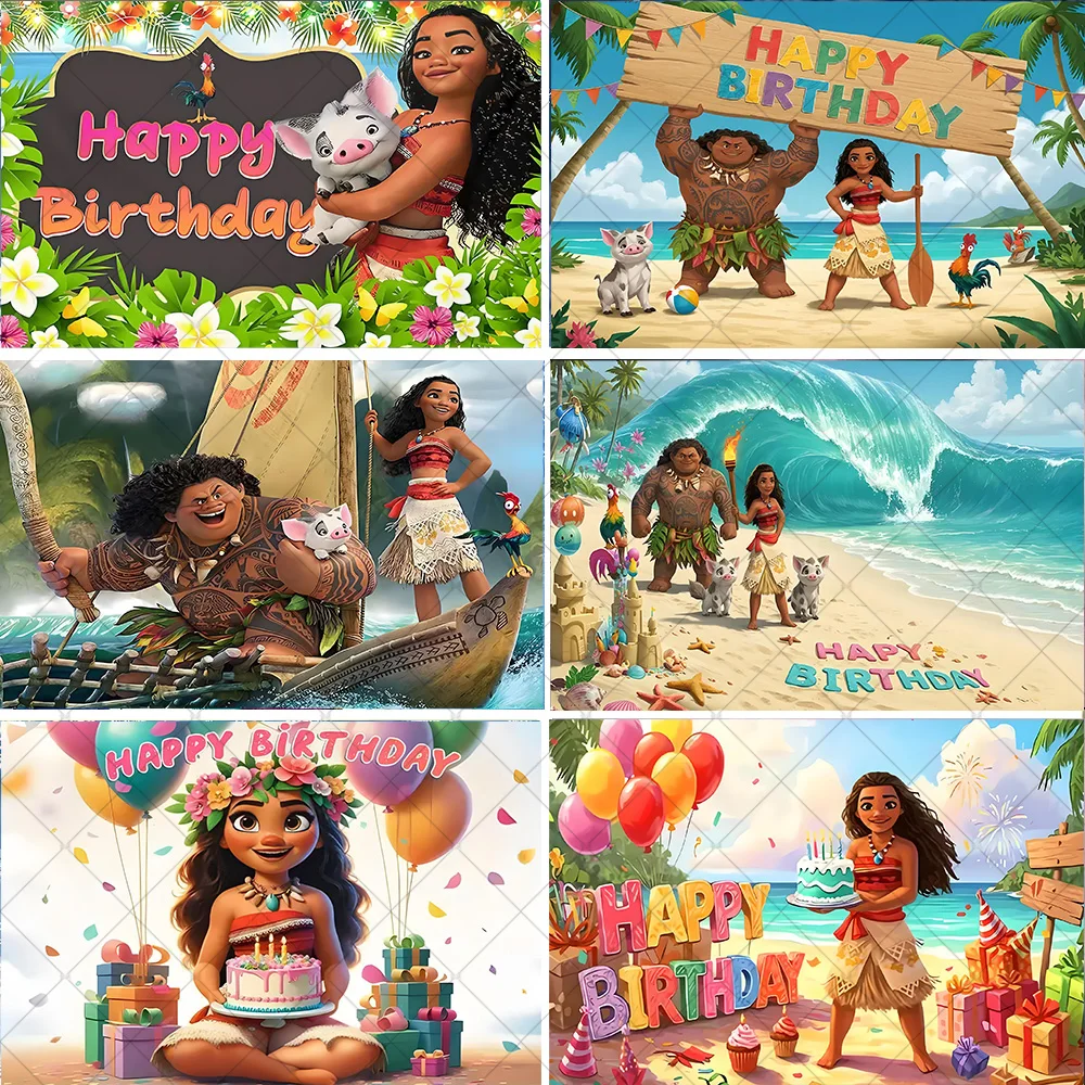 Disney Moana Ocean Adventure Theme Party Decoration Background Children Banner Photography Backdrop Baby Shower Supplie Kid Gift
Disney Moana Ocean Adventure Theme Party Decoration Background Children Banner Photography Backdrop Baby Shower Supplie Kid Gift