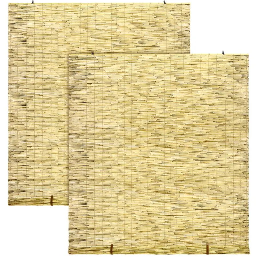 Бамбуковые рулонные шторы для улицы, 48x72 дюйма, затемняющие, солнцезащитные, без шнура, для дома, веранды, патио и окон
Бамбуковые рулонные шторы для улицы, 48x72 дюйма, затемняющие, солнцезащитные, без шнура, для дома, веранды, патио и окон