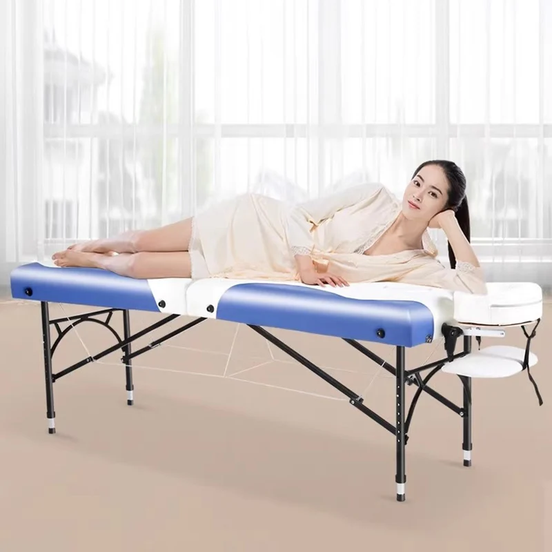 Foldable Portable Massage Table Lightweight Simple Rustic Multifunctional Massage Bed Elegant Modern Lit Esthétique Furniture 
Foldable Portable Massage Table Lightweight Simple Rustic Multifunctional Massage Bed Elegant Modern Lit Esthétique Furniture