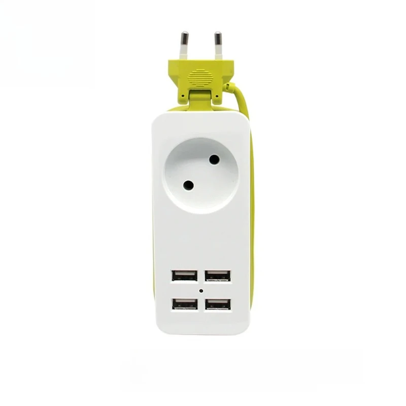 EU Plug Power Strip Wall Multiple Socket Portable 4 USB Port for Mobile Phones 1200W 250V,1.5m Cable for Smartphones Tablets
EU Plug Power Strip Wall Multiple Socket Portable 4 USB Port for Mobile Phones 1200W 250V,1.5m Cable for Smartphones Tablets