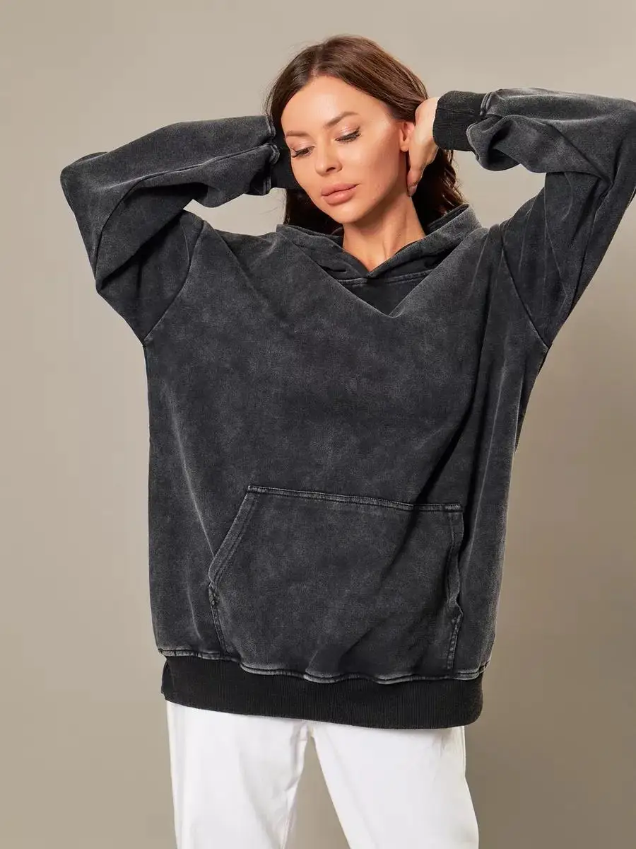Woman Vintage Washed Sweatshirt 100%Cotton Harajuku Casual Pullover Comfort Loose Hoodie Autumn Warm Fleece Tops
Woman Vintage Washed Sweatshirt 100%Cotton Harajuku Casual Pullover Comfort Loose Hoodie Autumn Warm Fleece Tops