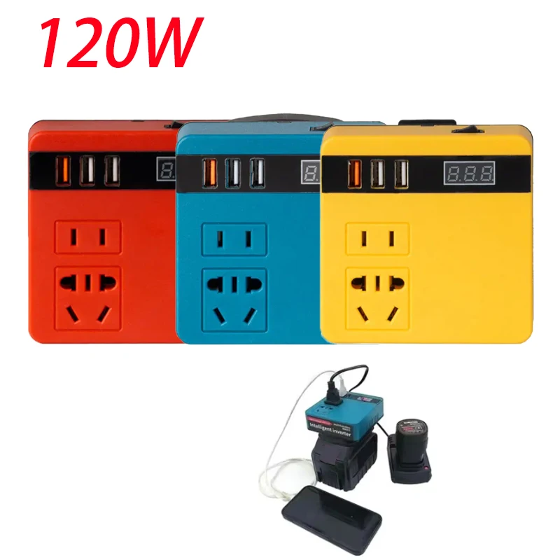 Portable Outdoor Battery Inverter forMakita/Dewalt/Milwaukee Li-ion Battery 18V20V Transformer with Current Display Power Socket
Portable Outdoor Battery Inverter forMakita/Dewalt/Milwaukee Li-ion Battery 18V20V Transformer with Current Display Power Socket