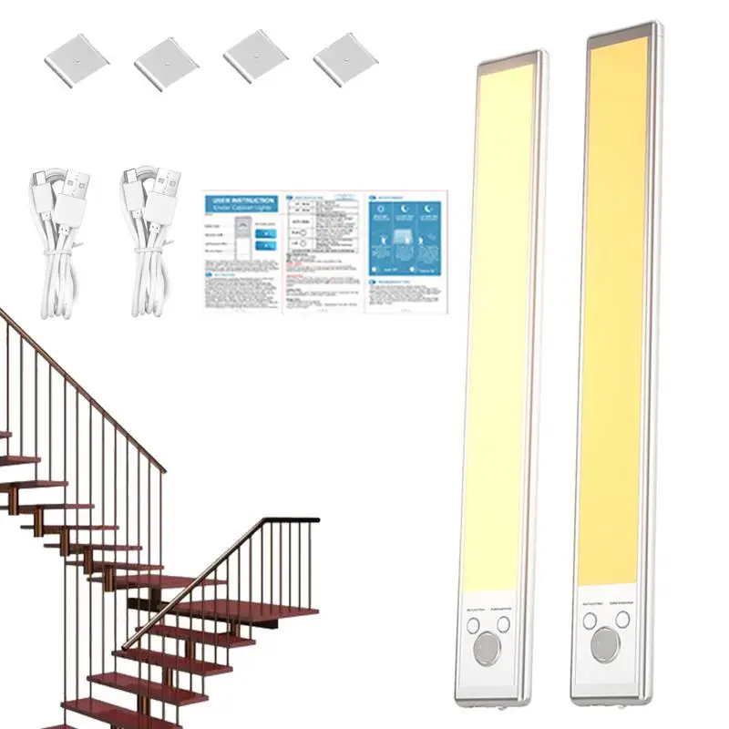 LED Under Cabinet Lighting Wireless Motion Sensor Lamp 2200mAh USB Rechargeable Closet Lights Adhesive 3 Levels Dimmable Under
LED Under Cabinet Lighting Wireless Motion Sensor Lamp 2200mAh USB Rechargeable Closet Lights Adhesive 3 Levels Dimmable Under