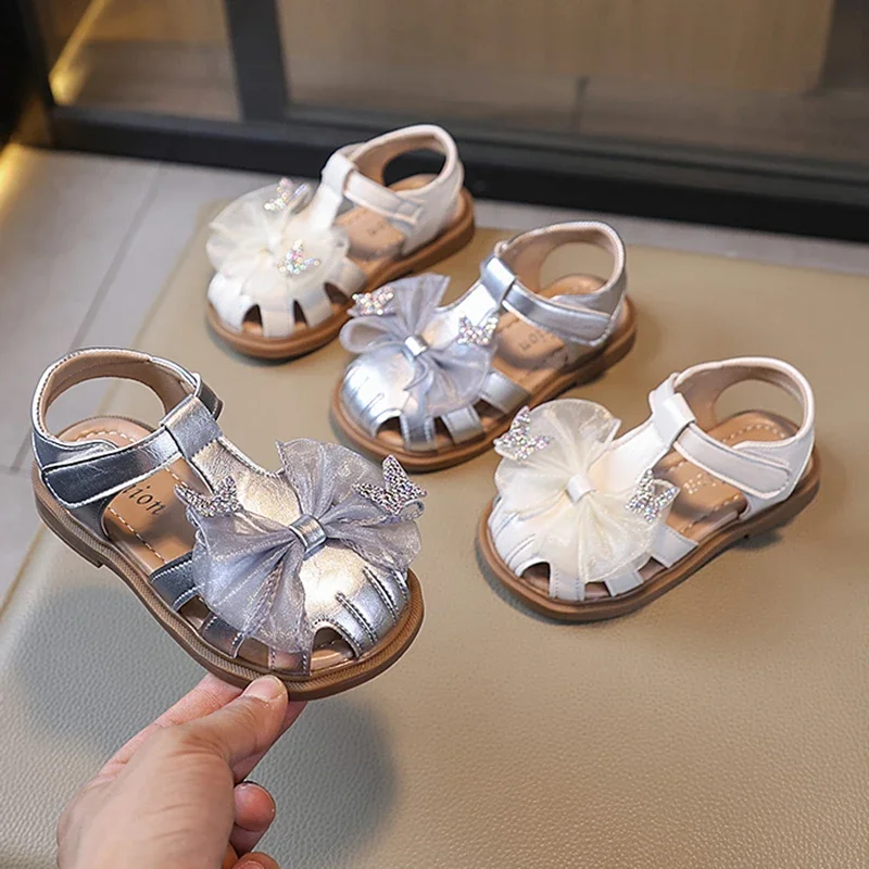 Children's Sandals Summer New Fashion Mesh Bow Girls' Princess Shoes Soft Sole Anti Slip Baby Kid's Casual Beach Shoes
Children's Sandals Summer New Fashion Mesh Bow Girls' Princess Shoes Soft Sole Anti Slip Baby Kid's Casual Beach Shoes