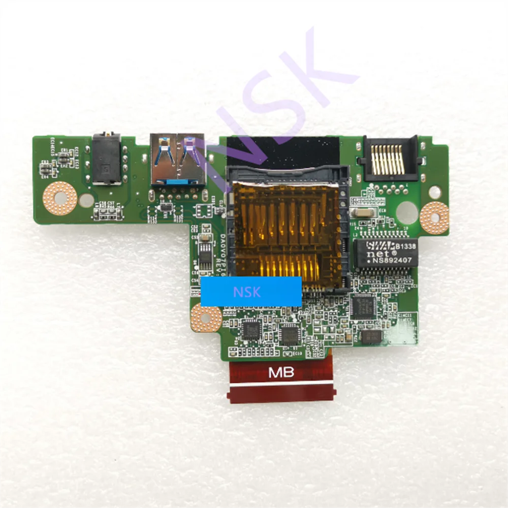 Оригинальная сетевая карта 0V4Y1J DA0V07PI6D1 для DELL VOSTRO 3360, звуковая карта, USB-плата 100%, тест ОК
Оригинальная сетевая карта 0V4Y1J DA0V07PI6D1 для DELL VOSTRO 3360, звуковая карта, USB-плата 100%, тест ОК