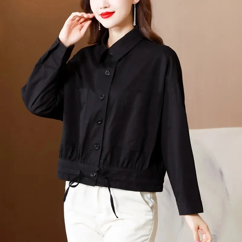 Весенняя женская однотонная короткая верхняя одежда в корейском стиле, модная тонкая куртка с длинными рукавами, осенняя женская высококачественная свободная повседневная куртка
Весенняя женская однотонная короткая верхняя одежда в корейском стиле, модная тонкая куртка с длинными рукавами, осенняя женская высококачественная свободная повседневная куртка