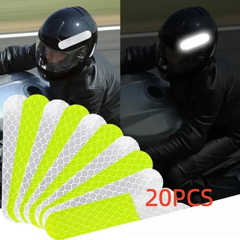 10-20Pcs Motorcycle Helmet Warning Reflective Stickers Night Safety Driving Decorative Strips Sticker Bicycle Moto Car Decals
10-20Pcs Motorcycle Helmet Warning Reflective Stickers Night Safety Driving Decorative Strips Sticker Bicycle Moto Car Decals