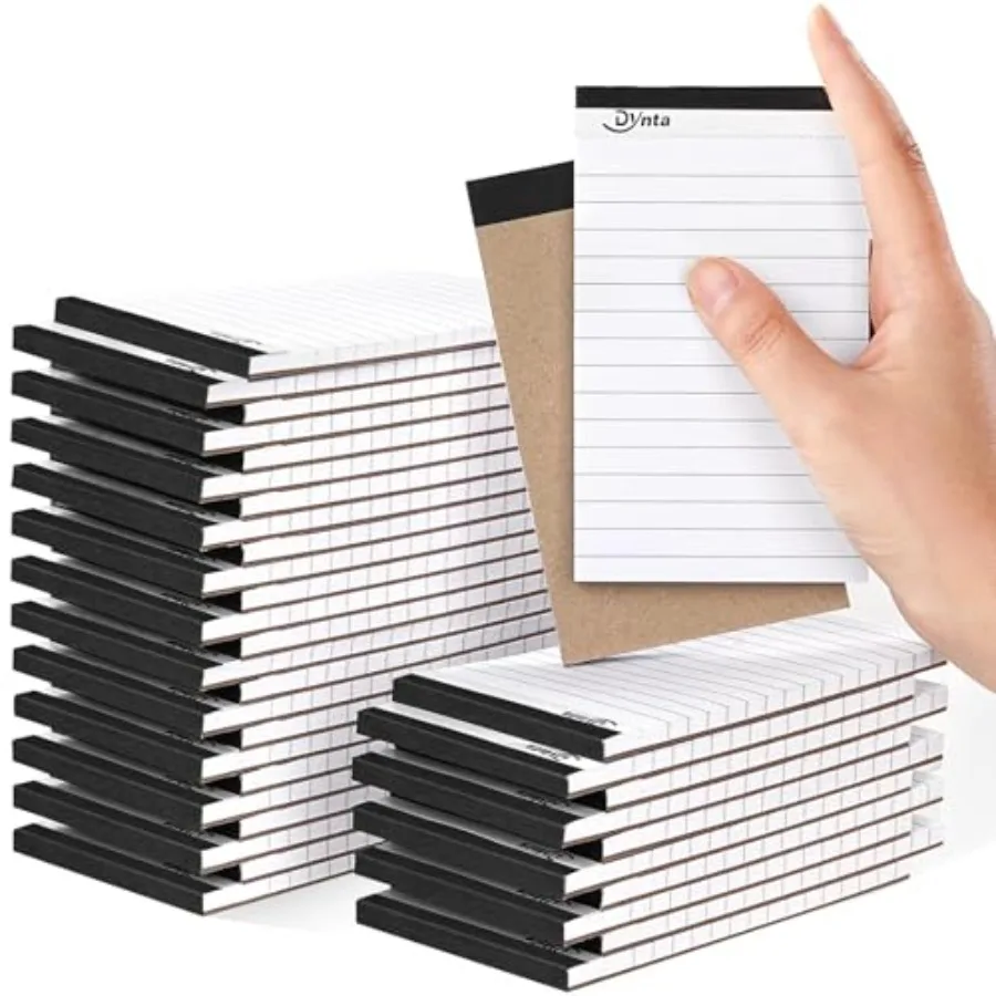 36 Pcs Note Pads, 3x5 In Small Notepad, 80GSM White Lined Scratch Pads for Writing, 45 Sheets Per Memo Pad for Jotting Down Qui
36 Pcs Note Pads, 3x5 In Small Notepad, 80GSM White Lined Scratch Pads for Writing, 45 Sheets Per Memo Pad for Jotting Down Qui