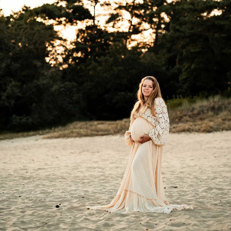 Maternity Dresses Beach Party Holiday Top And Skirt Gown Boho Embroidery Cut Out Evening Maxi Pregnancy Photo Shooting Dress
Maternity Dresses Beach Party Holiday Top And Skirt Gown Boho Embroidery Cut Out Evening Maxi Pregnancy Photo Shooting Dress
