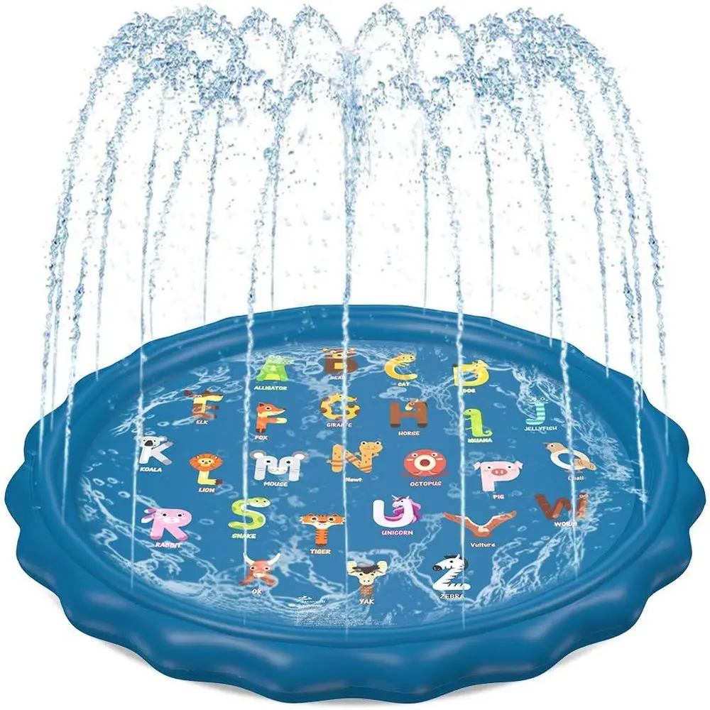 Jasonwell Splash Pad Sprinkler or Kids 60" Splash Play Mat Outdoor Water Toys Iatable Splash Pad Baby Toddler Pool Boys Girls Ch
Jasonwell Splash Pad Sprinkler or Kids 60" Splash Play Mat Outdoor Water Toys Iatable Splash Pad Baby Toddler Pool Boys Girls Ch