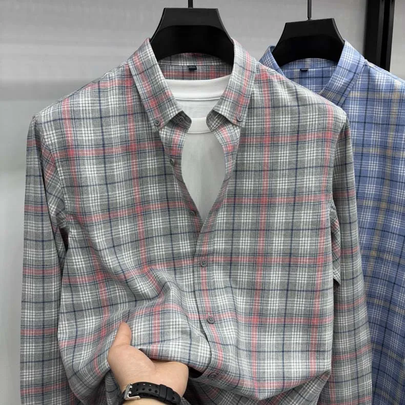 Autumn 2026 New Counter Synchronized Men's Long Sleeve Large Plaid Shirt Premium Casual Shirt
Autumn 2026 New Counter Synchronized Men's Long Sleeve Large Plaid Shirt Premium Casual Shirt