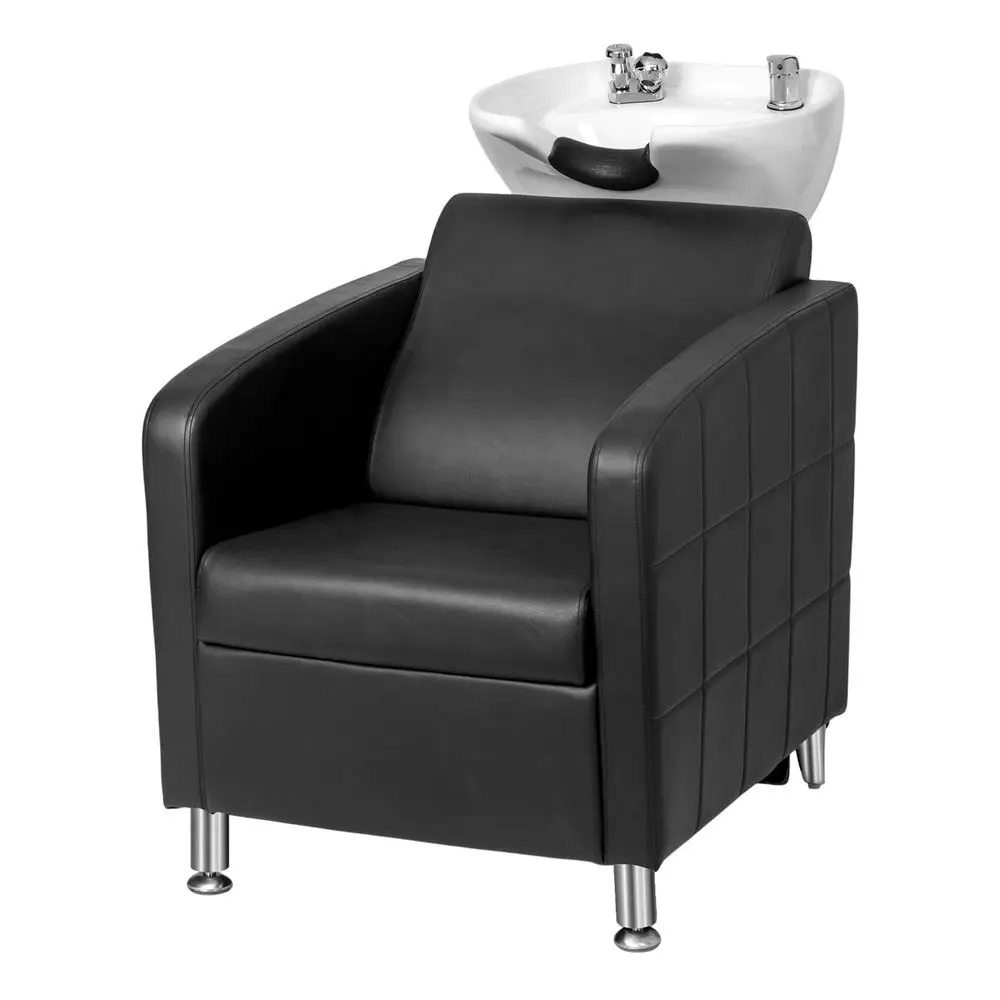 Salon Shampoo Bowl and Chair, Shampoo Chair Extra Wide Seat amp Porcelain Hair Washing Sink, Shampoo Unit for Beauty Spa Barber
Salon Shampoo Bowl and Chair, Shampoo Chair Extra Wide Seat amp Porcelain Hair Washing Sink, Shampoo Unit for Beauty Spa Barber