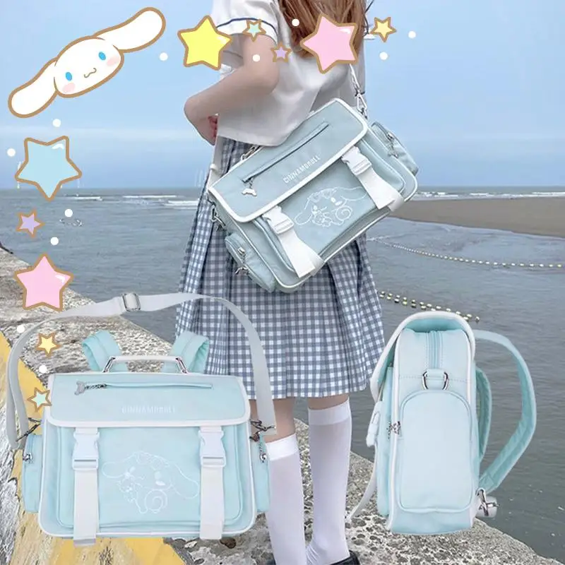 Kawaii Sanrio Cinnamoroll Anime Figure Messenger Bag Portable Uniform Casual Canvas Sports Travel Wild Student Girlfriend Gift
Kawaii Sanrio Cinnamoroll Anime Figure Messenger Bag Portable Uniform Casual Canvas Sports Travel Wild Student Girlfriend Gift