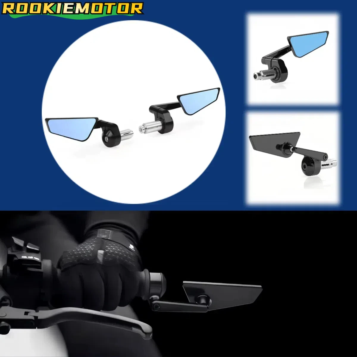 Universal CNC Handlebar Mirror Motorcycle Scootor Bar End Side Mirrors For 22mm Handle Anti-dazzling
Universal CNC Handlebar Mirror Motorcycle Scootor Bar End Side Mirrors For 22mm Handle Anti-dazzling