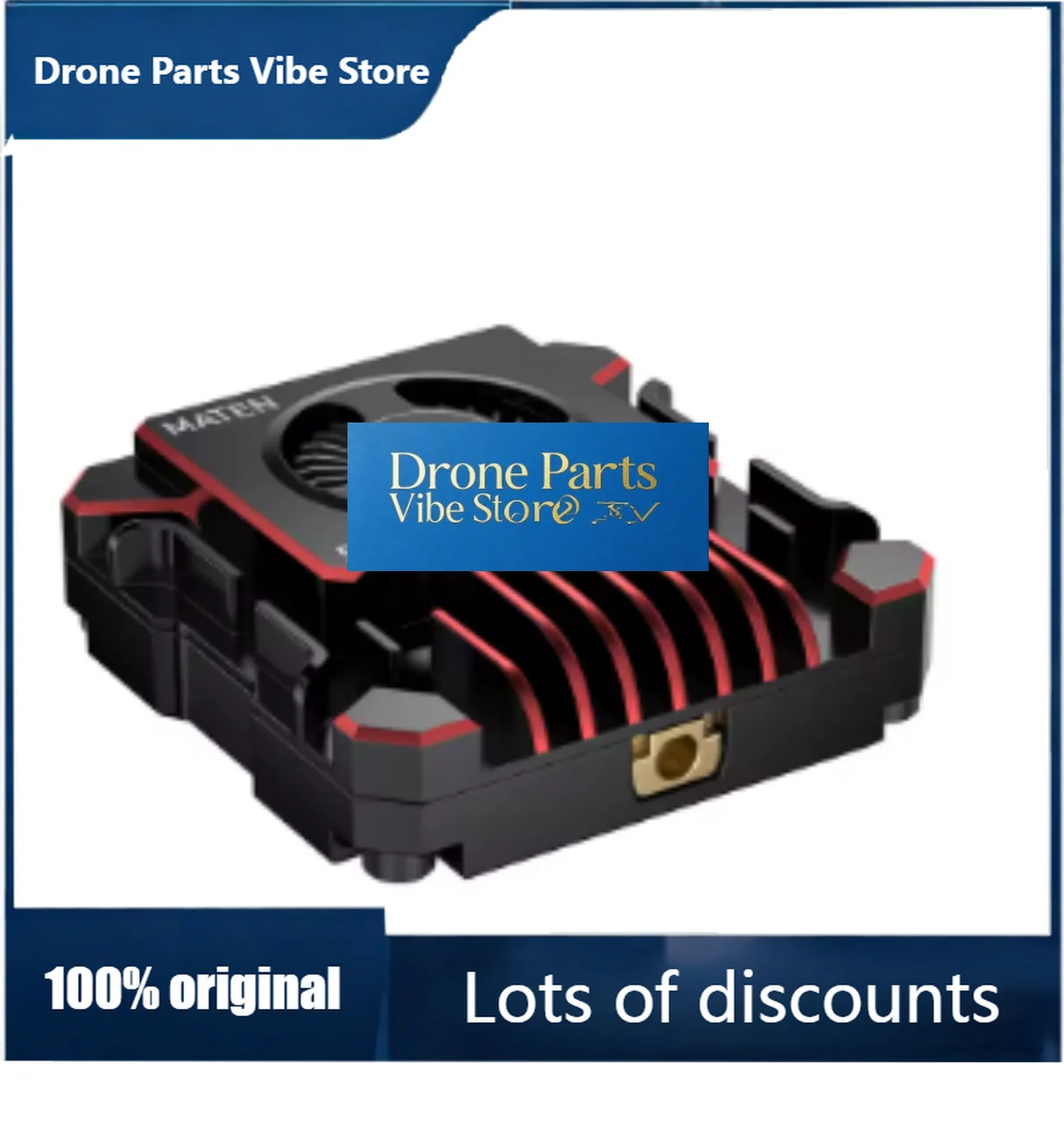 Drone PartsGEPRC MATEN 5.8G 2.5W VTX PRO Aluminum Alloy Numerical Control Shell Auxiliary Heat Dissipation Drones Accessories
Drone PartsGEPRC MATEN 5.8G 2.5W VTX PRO Aluminum Alloy Numerical Control Shell Auxiliary Heat Dissipation Drones Accessories