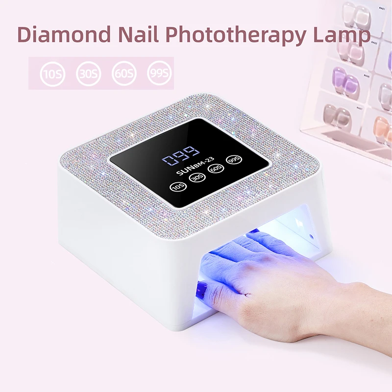 New UV LED Nail Lamp 21LEDS Quick Gel Polish Drying Lamp For Manicure 10S/30S/60S/99S Timer Professional Nail Lights Salon Tools
New UV LED Nail Lamp 21LEDS Quick Gel Polish Drying Lamp For Manicure 10S/30S/60S/99S Timer Professional Nail Lights Salon Tools