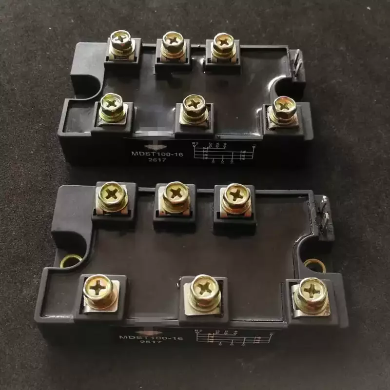 MDST100-16 100A1600V MDST75-16 three-phase rectifier bridge with thyristor module warranty for one year
MDST100-16 100A1600V MDST75-16 three-phase rectifier bridge with thyristor module warranty for one year