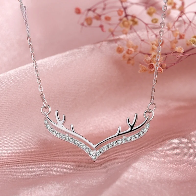 Ожерелье Dawn's Jewel из стерлингового серебра S925 с ты все пути оленя рога розовое золото женская модная ключица
Ожерелье Dawn's Jewel из стерлингового серебра S925 с ты все пути оленя рога розовое золото женская модная ключица