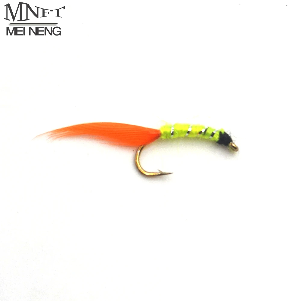MNFT 10Pcs/Pack 12# Yellow Body Orange Feather Tail Nymph Trout Fishing Mayfly Baits
MNFT 10Pcs/Pack 12# Yellow Body Orange Feather Tail Nymph Trout Fishing Mayfly Baits