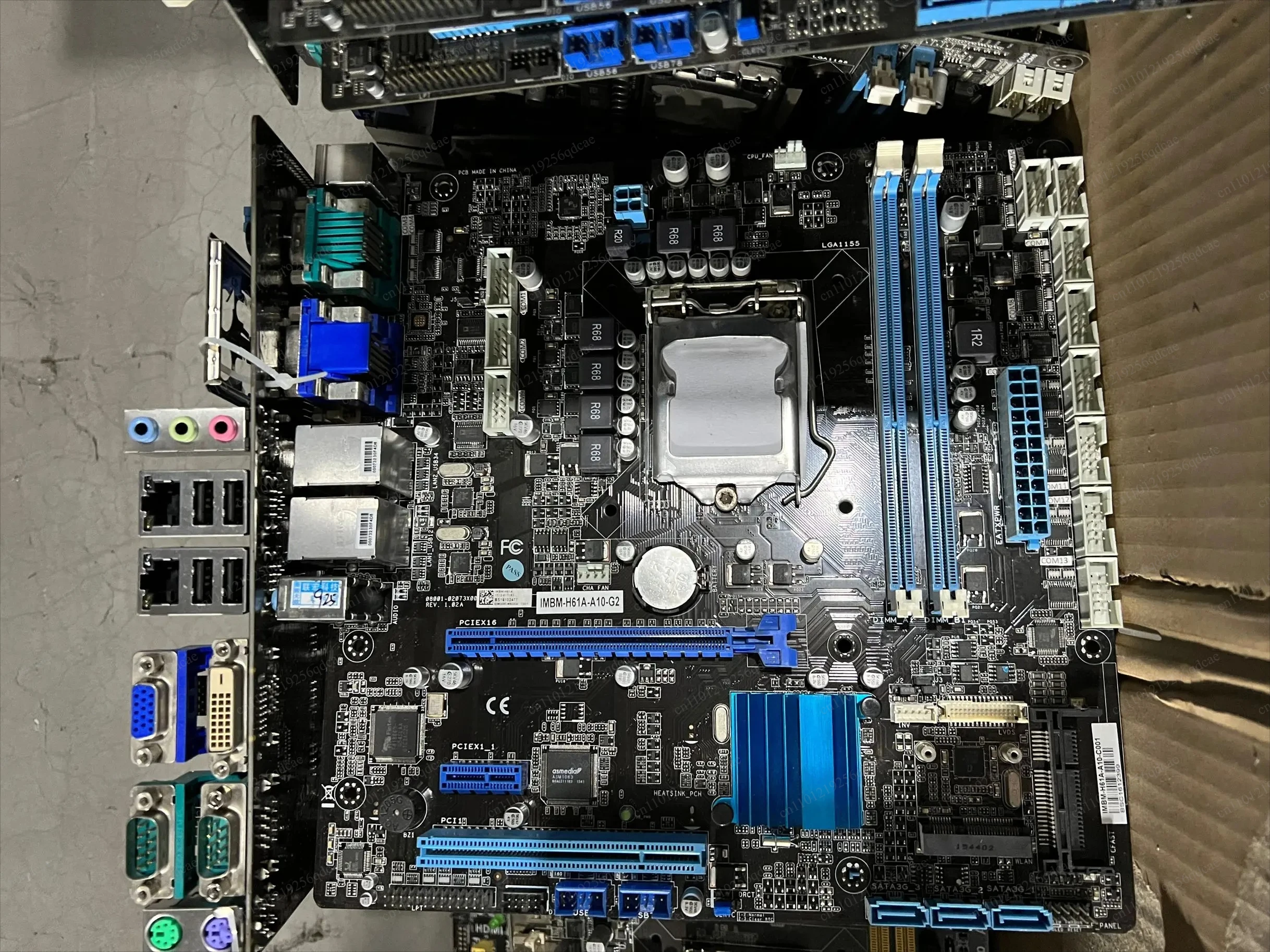 For COM Research Yang IMBM-H61A-A10-G2 IMBM-H61A 1155-pin ddr3 industrial computer mainboard dual network port (Shop No.: 0328)
For COM Research Yang IMBM-H61A-A10-G2 IMBM-H61A 1155-pin ddr3 industrial computer mainboard dual network port (Shop No.: 0328)