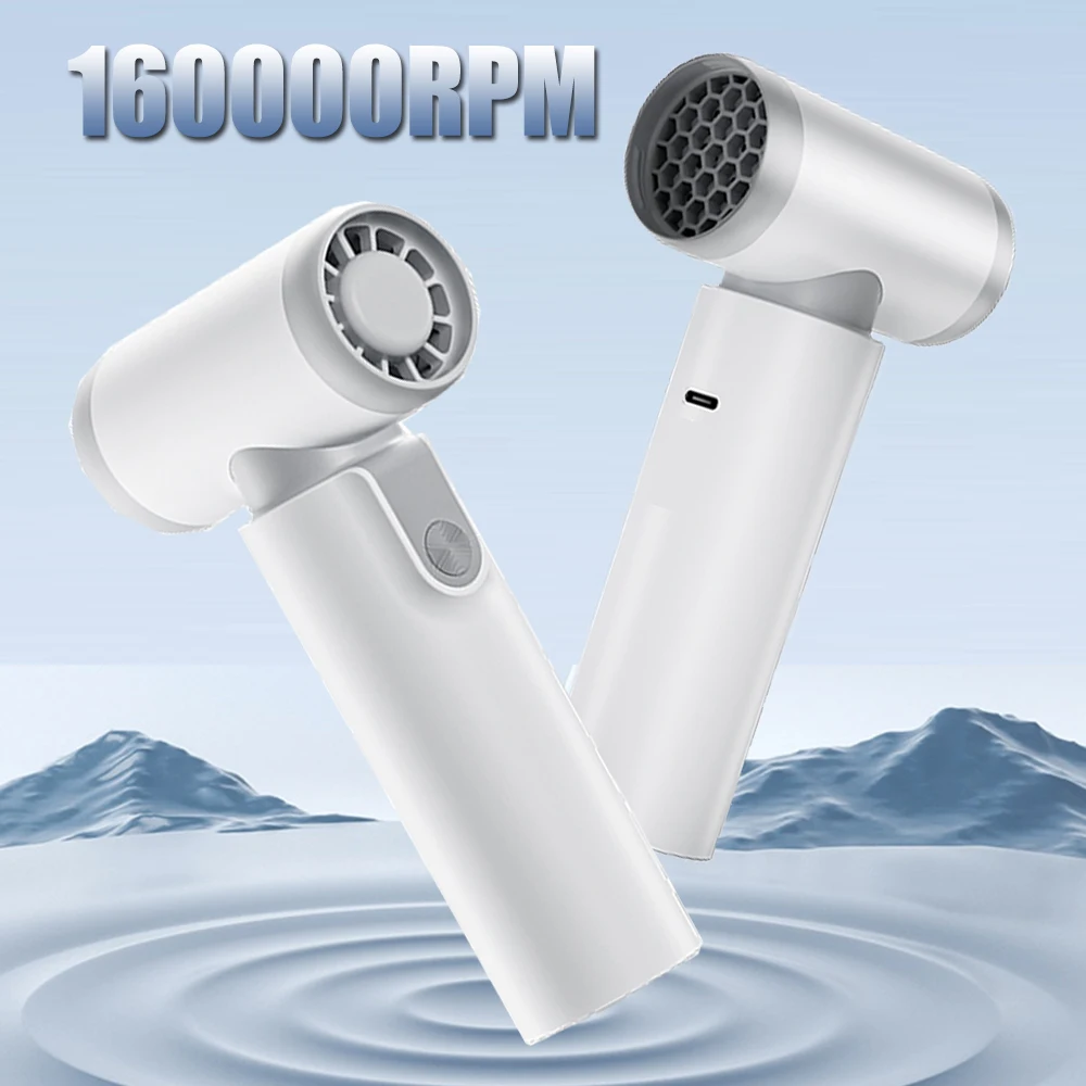 Powerful Air Blower 160000RPM Mini Turbo Jet Fan Handheld Turbo Violent Fan Brushless Motor High Speed Duct Fan PC Cleaning Tool
Powerful Air Blower 160000RPM Mini Turbo Jet Fan Handheld Turbo Violent Fan Brushless Motor High Speed Duct Fan PC Cleaning Tool