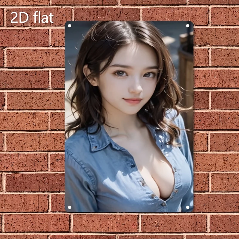 Rustic Retro Advertising Sign for Home Decor,Metal Sign Plate with Woman Face Artwork - /Korean Beauty Style Iron Poster for Hom
Rustic Retro Advertising Sign for Home Decor,Metal Sign Plate with Woman Face Artwork - /Korean Beauty Style Iron Poster for Hom