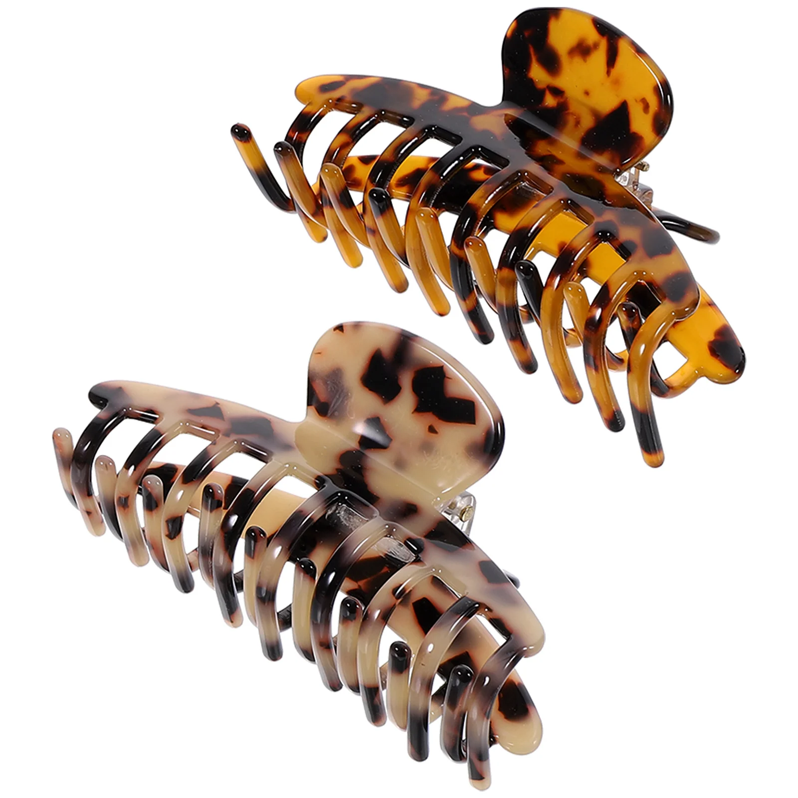 2 Pcs Leopard Large Barrette Claw Hair Clip Clamp Jaw Clips Print Acetate Sheet Women's Pins
2 Pcs Leopard Large Barrette Claw Hair Clip Clamp Jaw Clips Print Acetate Sheet Women's Pins