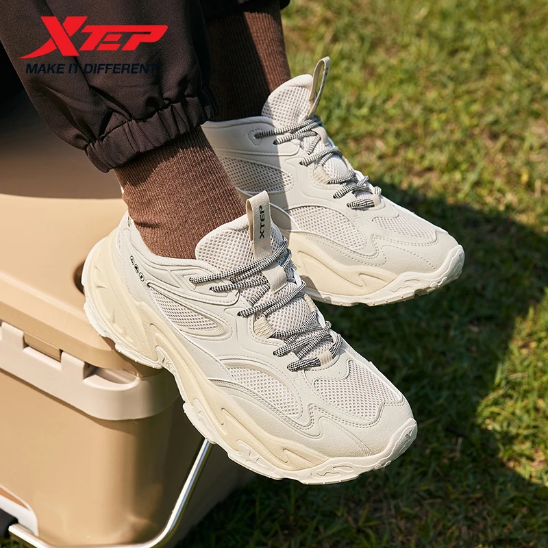 Xtep Casual Shoes Men's 2025 Spring Lightweight Running Shoes Thick Sole Increase Male Breathable Sneakers 875319320005
Xtep Casual Shoes Men's 2025 Spring Lightweight Running Shoes Thick Sole Increase Male Breathable Sneakers 875319320005