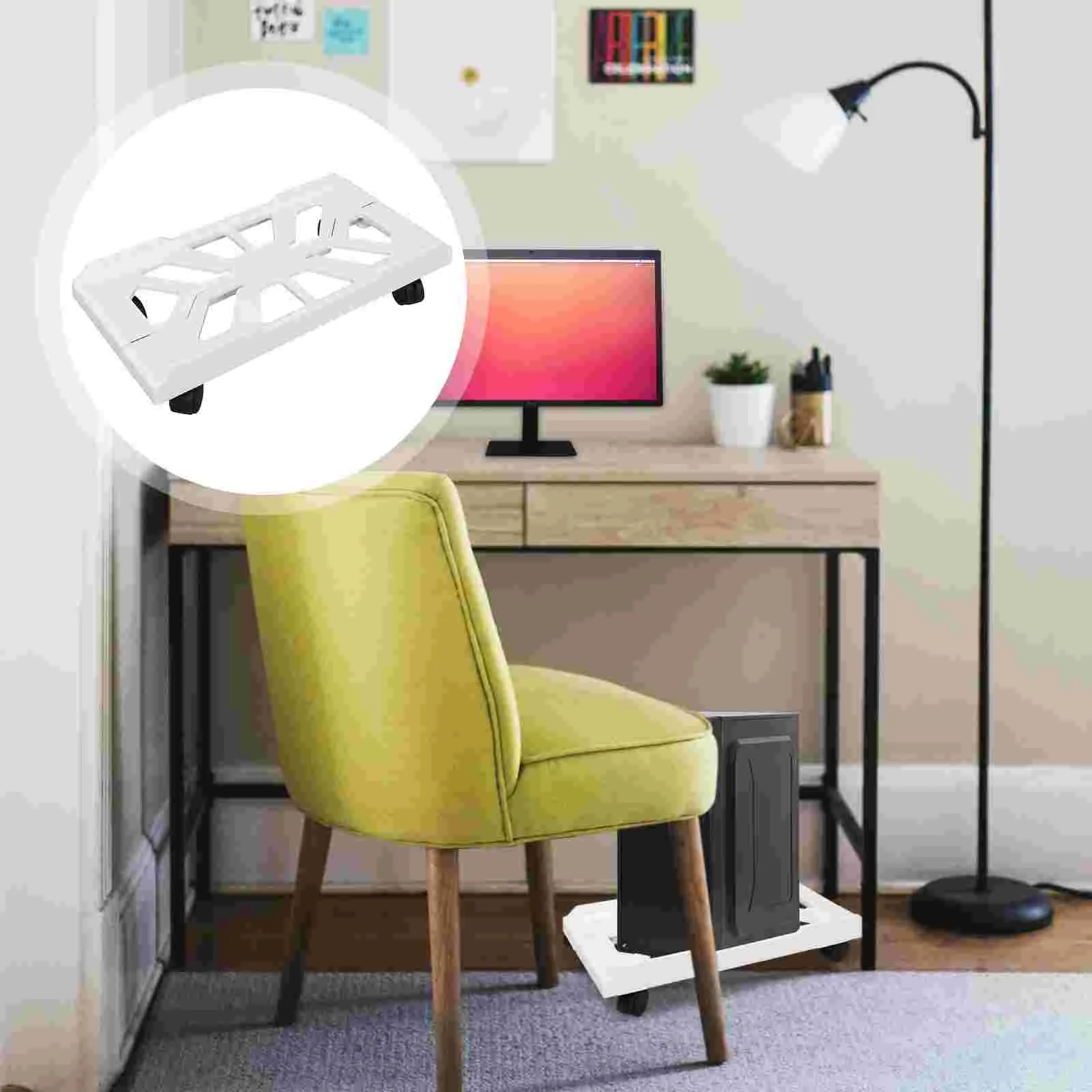 Desktop Computer Bracket Case Holder with Wheels CPU Stand Mobile for Floor Abs Office Tower
Desktop Computer Bracket Case Holder with Wheels CPU Stand Mobile for Floor Abs Office Tower