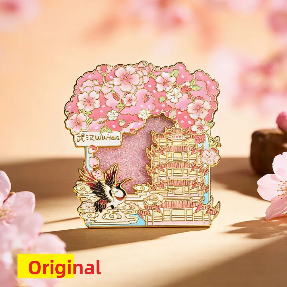 3PCS Wuhan Creative Metal Cherry Blossom Tassel Refrigerator Sticker Chinese Scenic Spot Tourist Souvenir Yellow Crane Tower
3PCS Wuhan Creative Metal Cherry Blossom Tassel Refrigerator Sticker Chinese Scenic Spot Tourist Souvenir Yellow Crane Tower
