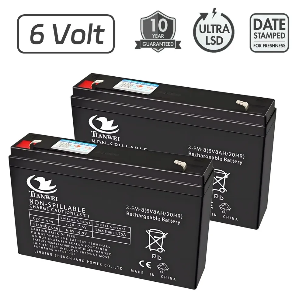 Long-lasting Children Toy Car Battery,Rechargeable 6V 8Ah Lead-acid Battery for UPS,Electronic Scale,Solar Power System,Sprayer
Long-lasting Children Toy Car Battery,Rechargeable 6V 8Ah Lead-acid Battery for UPS,Electronic Scale,Solar Power System,Sprayer