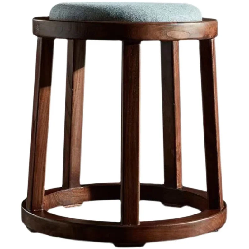 New Chinese style, soft bag, stool, household, modern, solid wood
New Chinese style, soft bag, stool, household, modern, solid wood