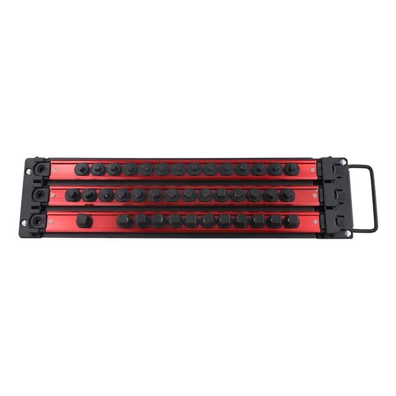 ABRS-Household Electrician Metal Socket Storage Rack With Magnetic Strip For Screwdriver Heads
ABRS-Household Electrician Metal Socket Storage Rack With Magnetic Strip For Screwdriver Heads