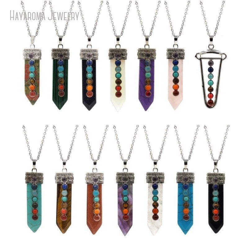 12Pcs Buddhism Sword Ensiform Wholesale Crystal Semi-precious Stone Gemstone Strength 7 Chakra Jewelry Necklace NM47007
12Pcs Buddhism Sword Ensiform Wholesale Crystal Semi-precious Stone Gemstone Strength 7 Chakra Jewelry Necklace NM47007