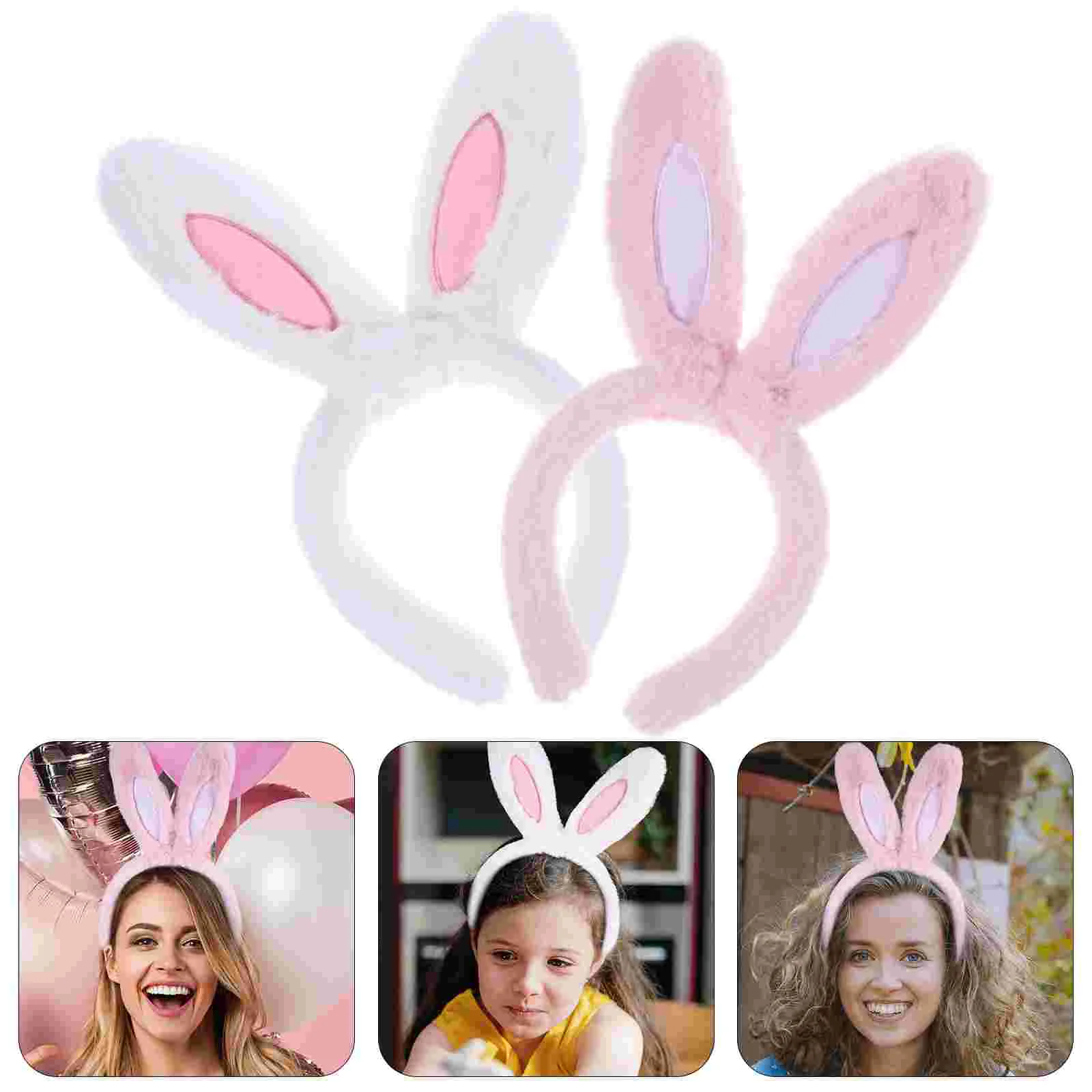 2 Pcs Rabbit Ear Plush Headband Bunny Ears Hair Accessories Women Headdress Ribbon
2 Pcs Rabbit Ear Plush Headband Bunny Ears Hair Accessories Women Headdress Ribbon