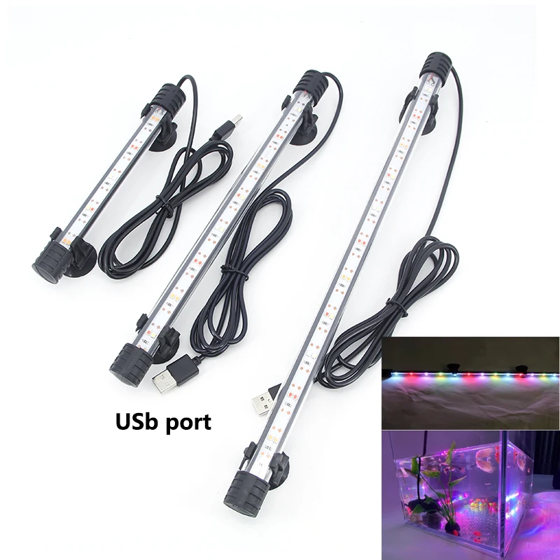 Multi-color 17cm 37cm Aquarium USB power LED Lighting Submersible Mood Lamp Waterproof Fish Tank Decorative Plant Grow Light o1
Multi-color 17cm 37cm Aquarium USB power LED Lighting Submersible Mood Lamp Waterproof Fish Tank Decorative Plant Grow Light o1