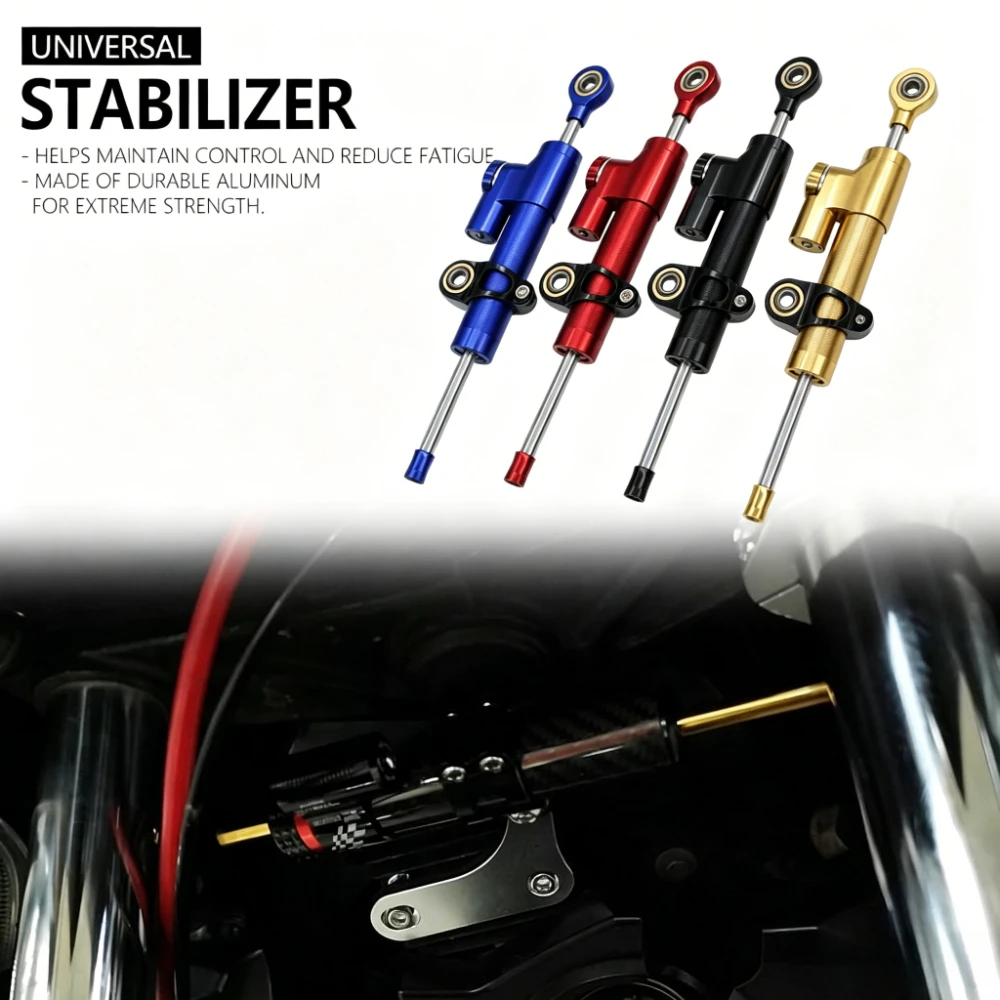 Universal Carbon fiber Motorcycle Damper Steering Stabilize Safety Control For Kawasaki Z750 Z800 Z900 Z1000 ER6N ZX-6R For BMW
Universal Carbon fiber Motorcycle Damper Steering Stabilize Safety Control For Kawasaki Z750 Z800 Z900 Z1000 ER6N ZX-6R For BMW