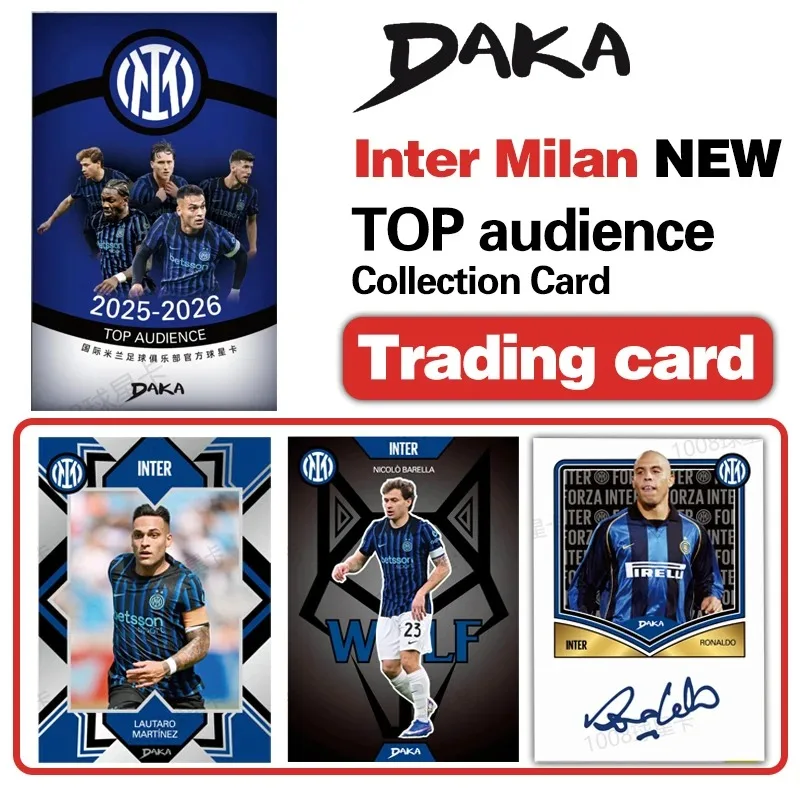 NEW Daka Inter Milan Football Collection Card 2025-2026 Real Madrid Barcelona Manchester Juventus Ale Star Player Signature Card
NEW Daka Inter Milan Football Collection Card 2025-2026 Real Madrid Barcelona Manchester Juventus Ale Star Player Signature Card