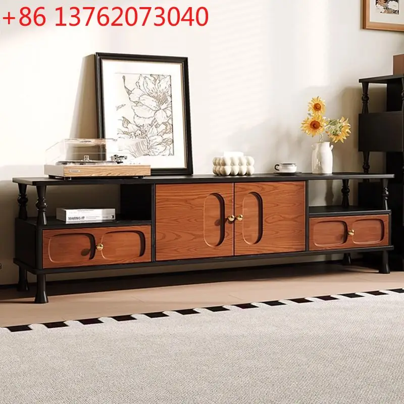 French retro solid wood TV cabinet, antique furniture storage floor cabinet in living room
French retro solid wood TV cabinet, antique furniture storage floor cabinet in living room