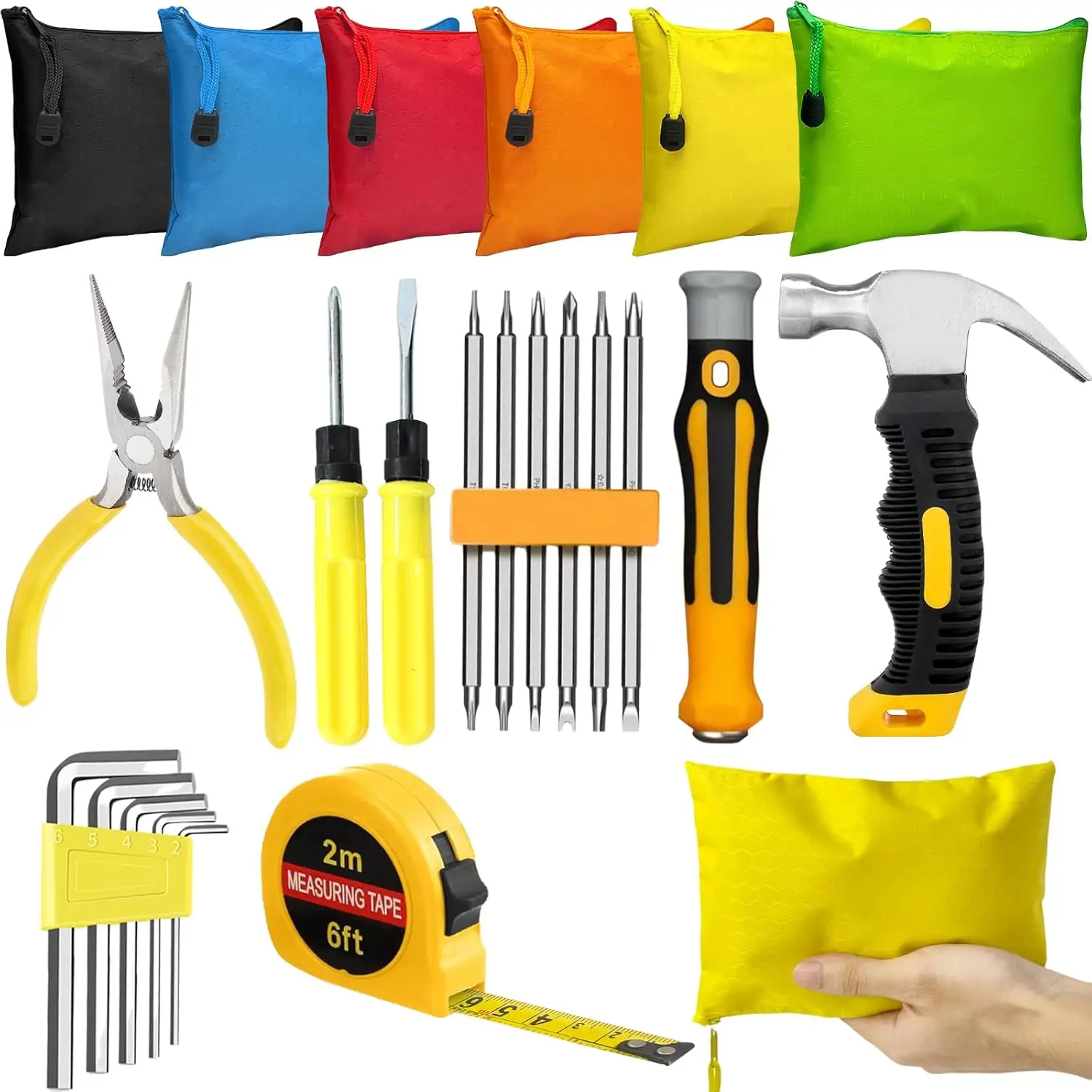 Набор мини-инструментов из 102 предметов для DIY, домашнего обслуживания, офиса и экстренных случаев - Компактный подарочный набор
Набор мини-инструментов из 102 предметов для DIY, домашнего обслуживания, офиса и экстренных случаев - Компактный подарочный набор