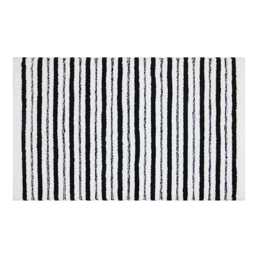 Signature Soft Tufted Stripe Bath Rug Gray Shadow and White 20" x 34"
Signature Soft Tufted Stripe Bath Rug Gray Shadow and White 20" x 34"