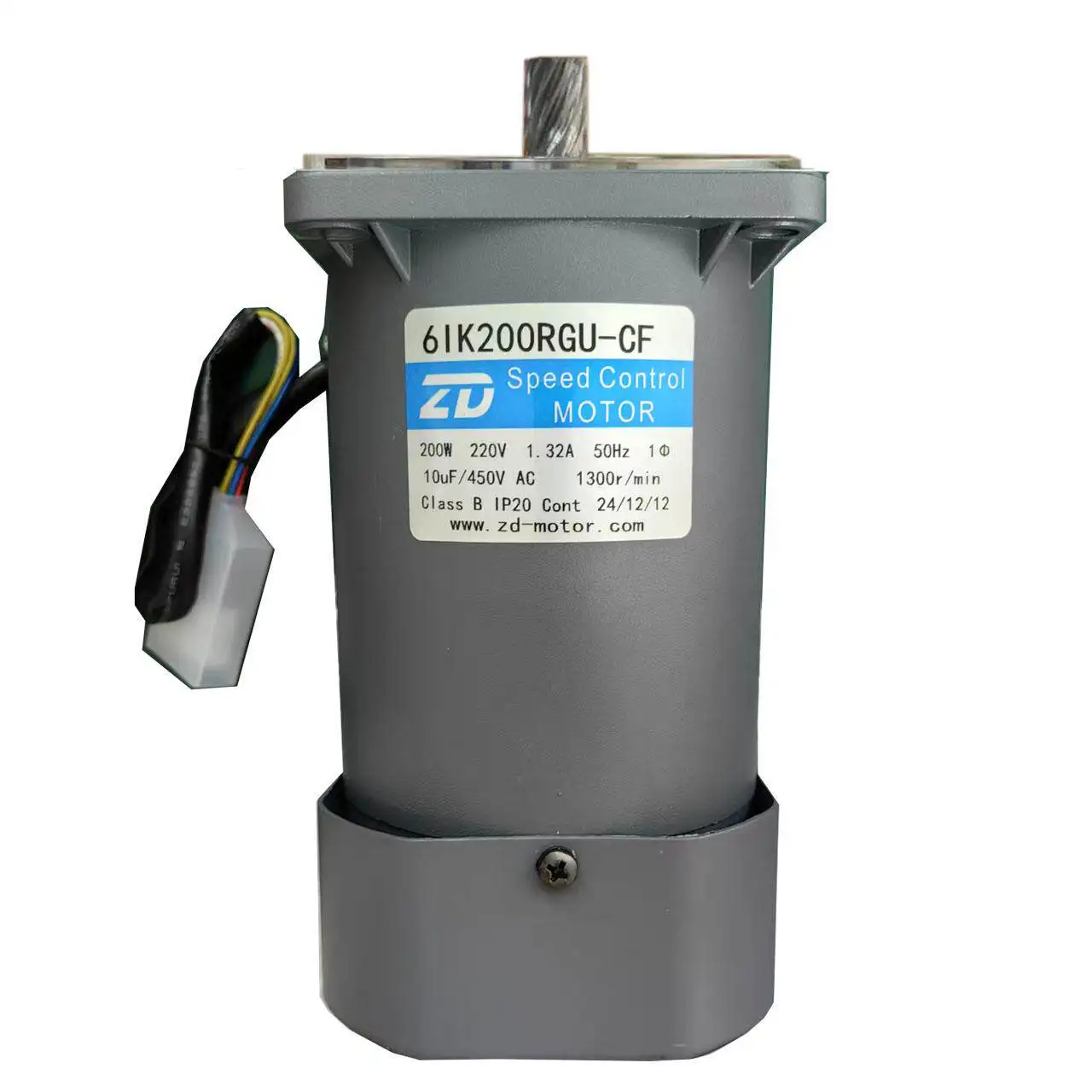 Zhongda Motor 6IK200RGU-CFT 6IK200GU-UF 200W three-phase 220/380V gear motor
Zhongda Motor 6IK200RGU-CFT 6IK200GU-UF 200W three-phase 220/380V gear motor